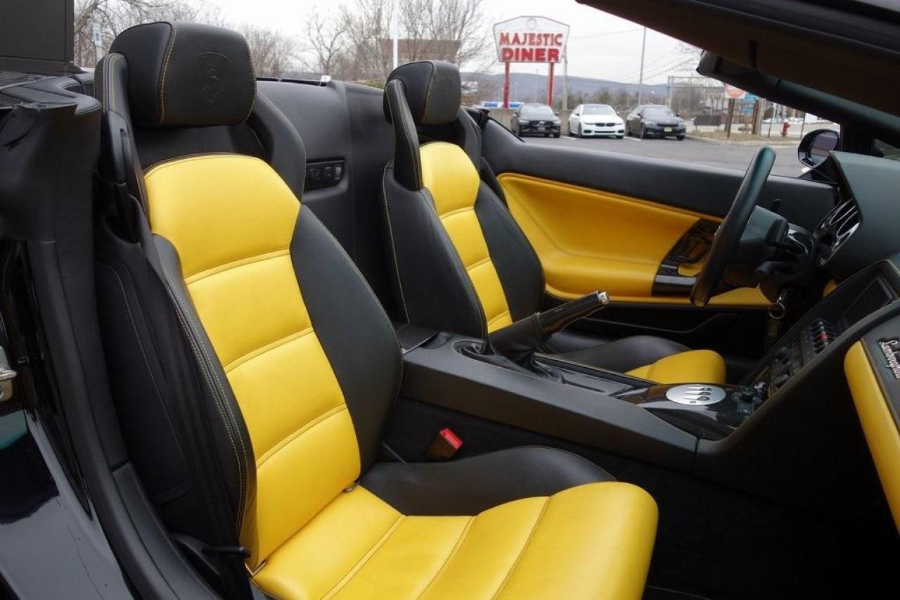 yellow lamborghini gallardo convertible